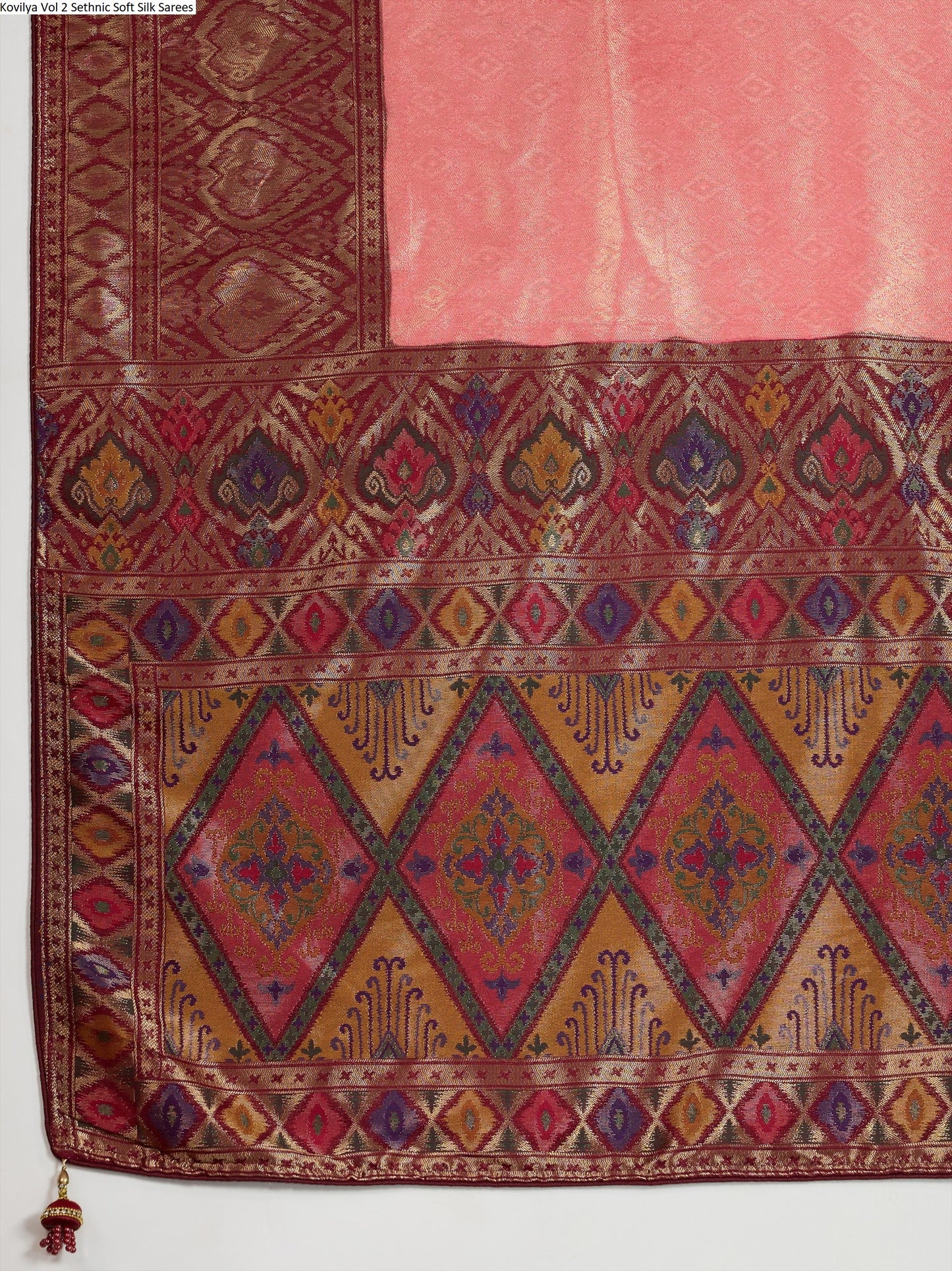 95008 Kovilya Vol 2 Sethnic Soft Silk Sarees