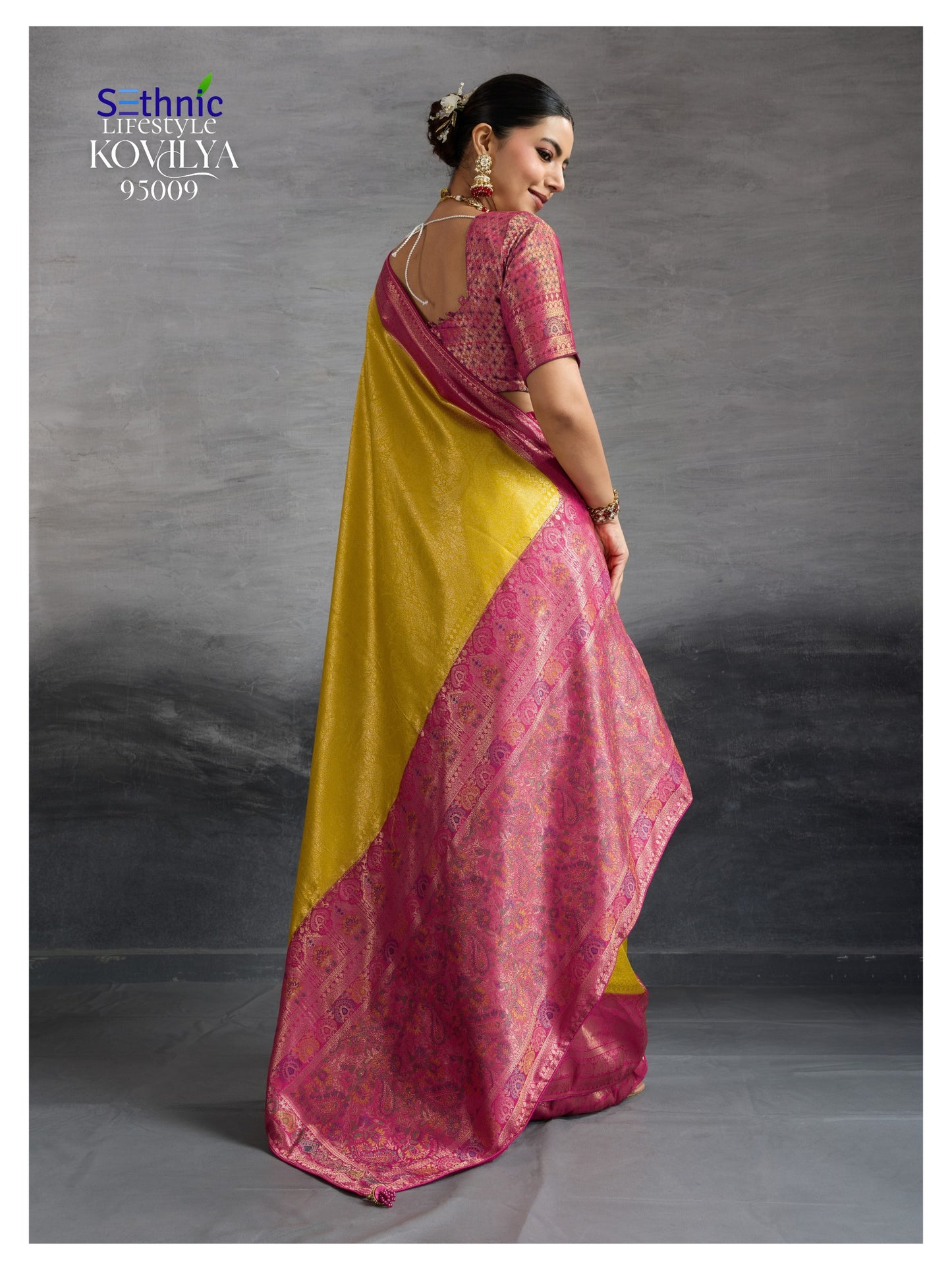 95009 Kovilya Vol 3 Sethnic Soft Silk Sarees