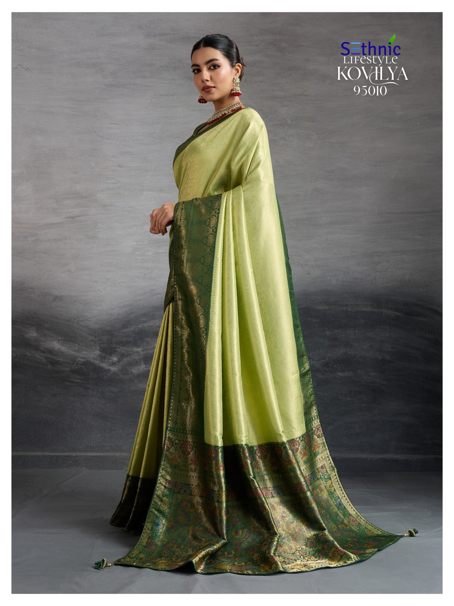 95010 Kovilya Vol 3 Sethnic Soft Silk Sarees
