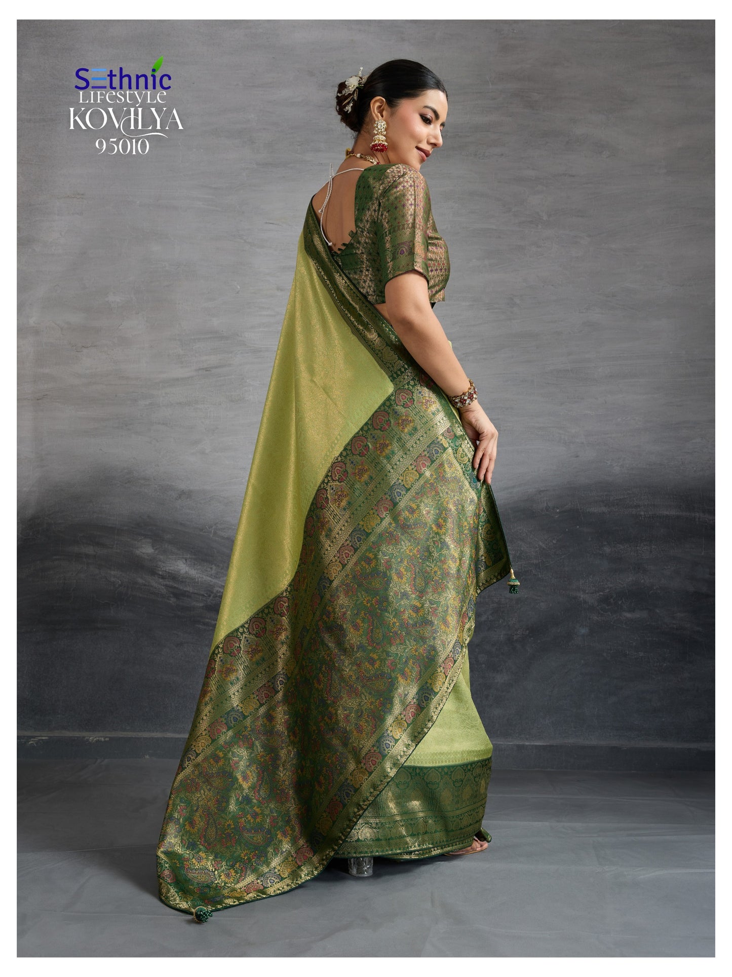 95010 Kovilya Vol 3 Sethnic Soft Silk Sarees