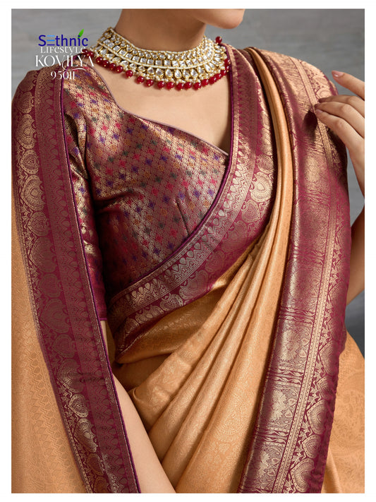 95011 Kovilya Vol 3 Sethnic Soft Silk Sarees