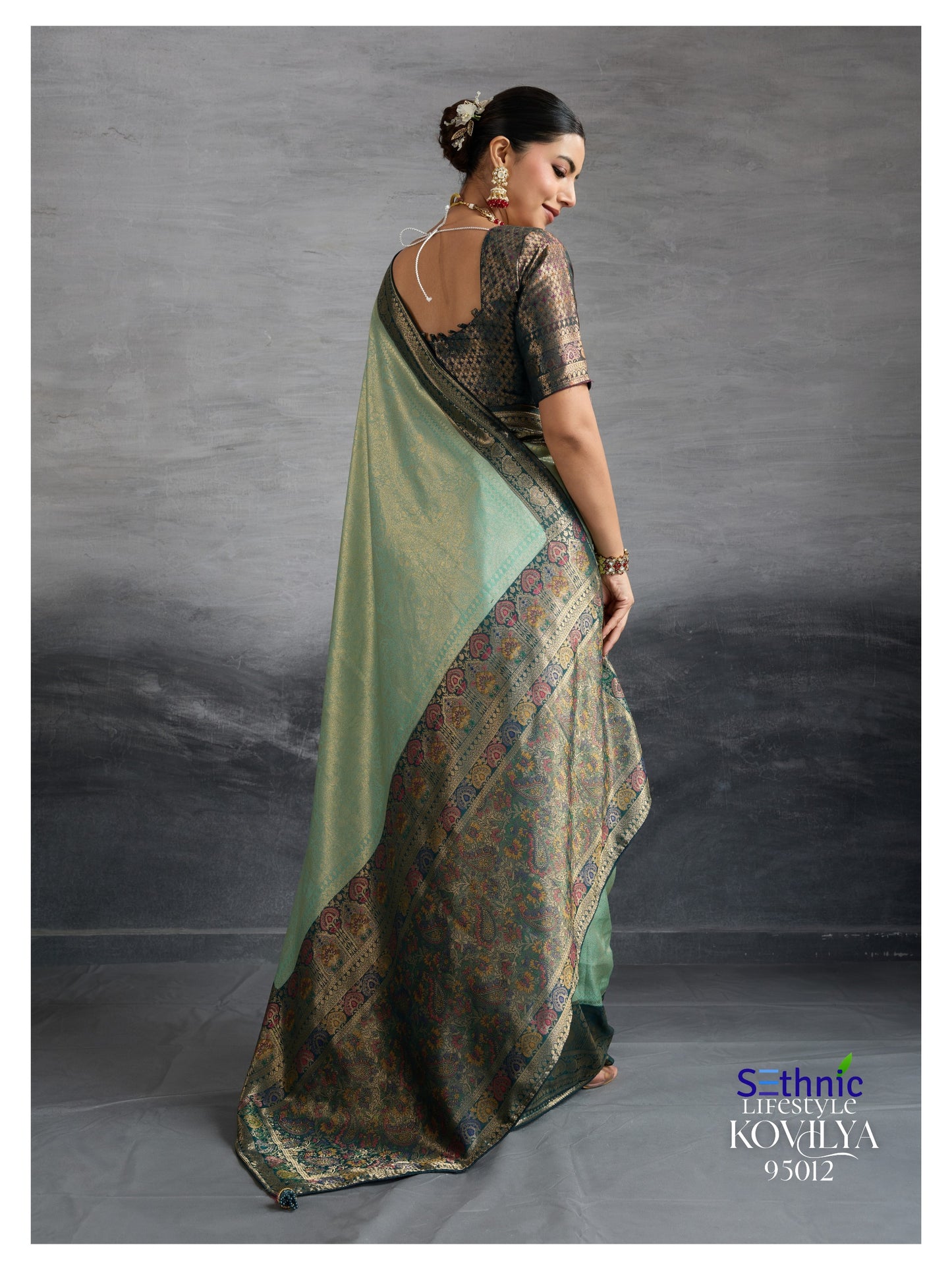 95012 Kovilya Vol 3 Sethnic Soft Silk Sarees
