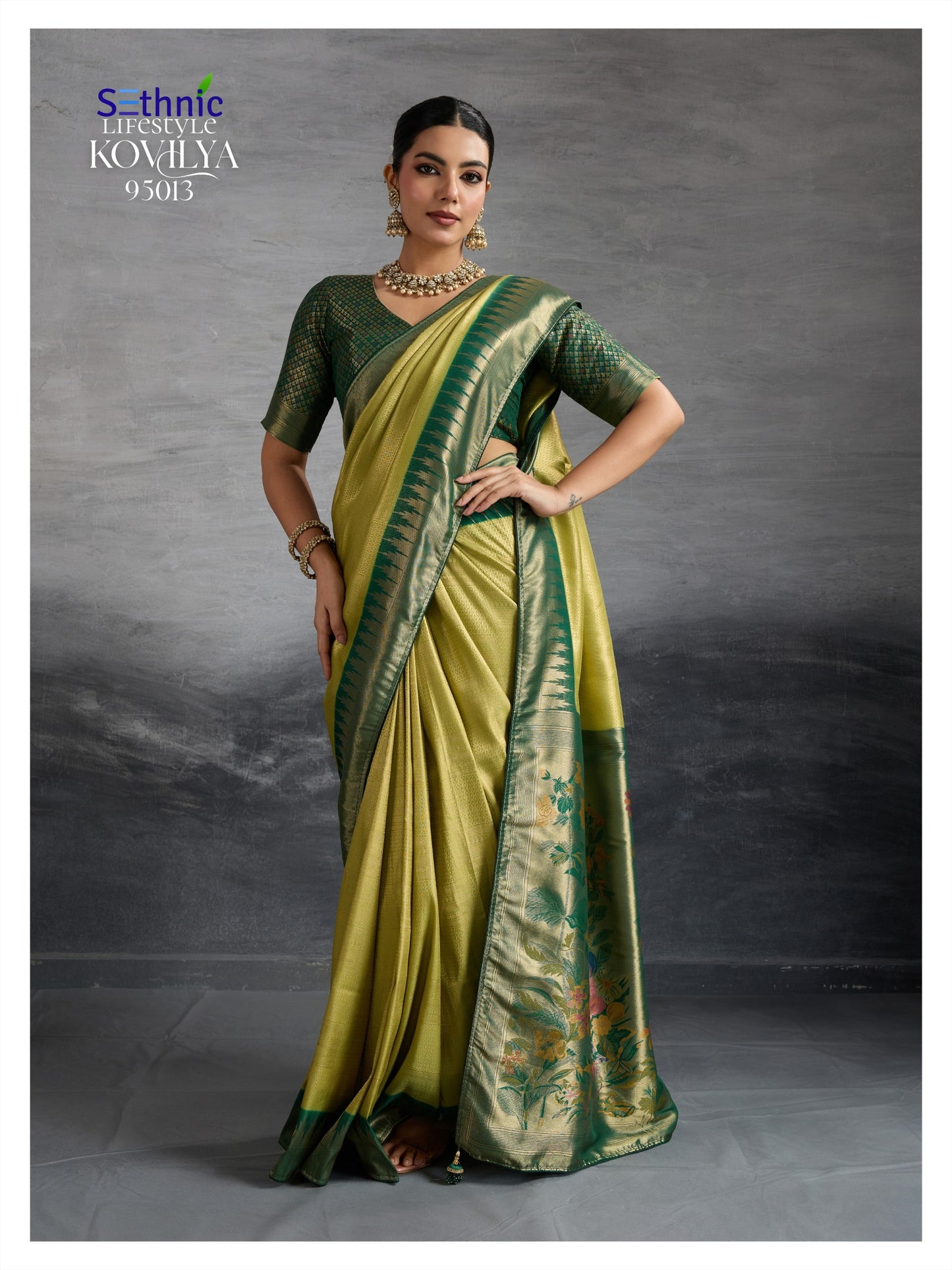 95013 Kovilya Vol 4 Sethnic Kanjivaram Silk Sarees