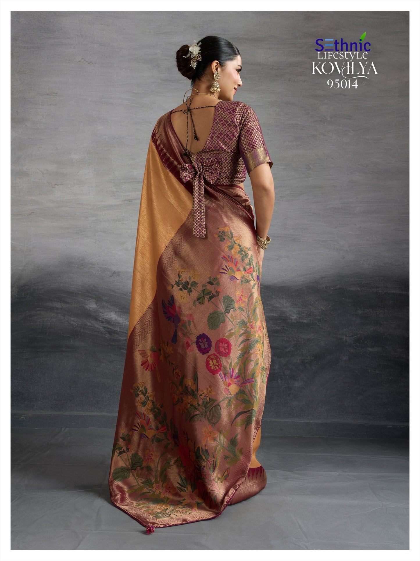95014 Kovilya Vol 4 Sethnic Kanjivaram Silk Sarees