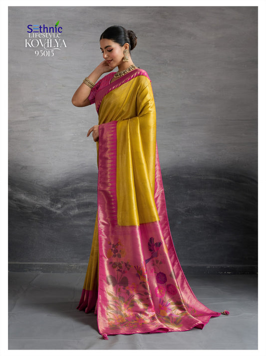 95015 Kovilya Vol 4 Sethnic Kanjivaram Silk Sarees