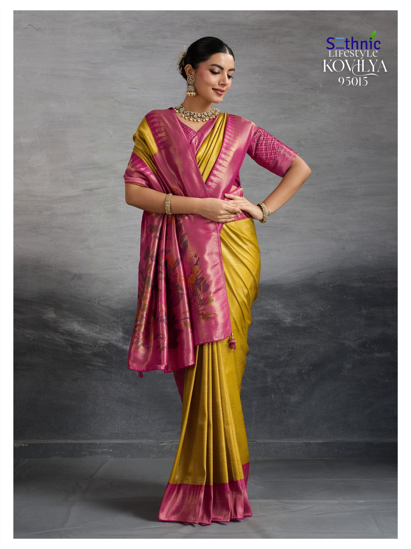 95015 Kovilya Vol 4 Sethnic Kanjivaram Silk Sarees