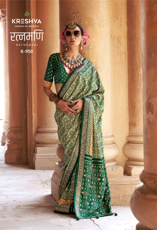 950 Ratnamani Kreshva Pv Silk Sarees