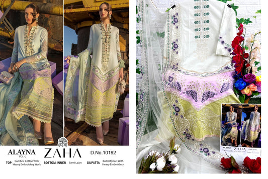 10192 Alayna Vol 2 Zaha Pakistani Salwar Suits