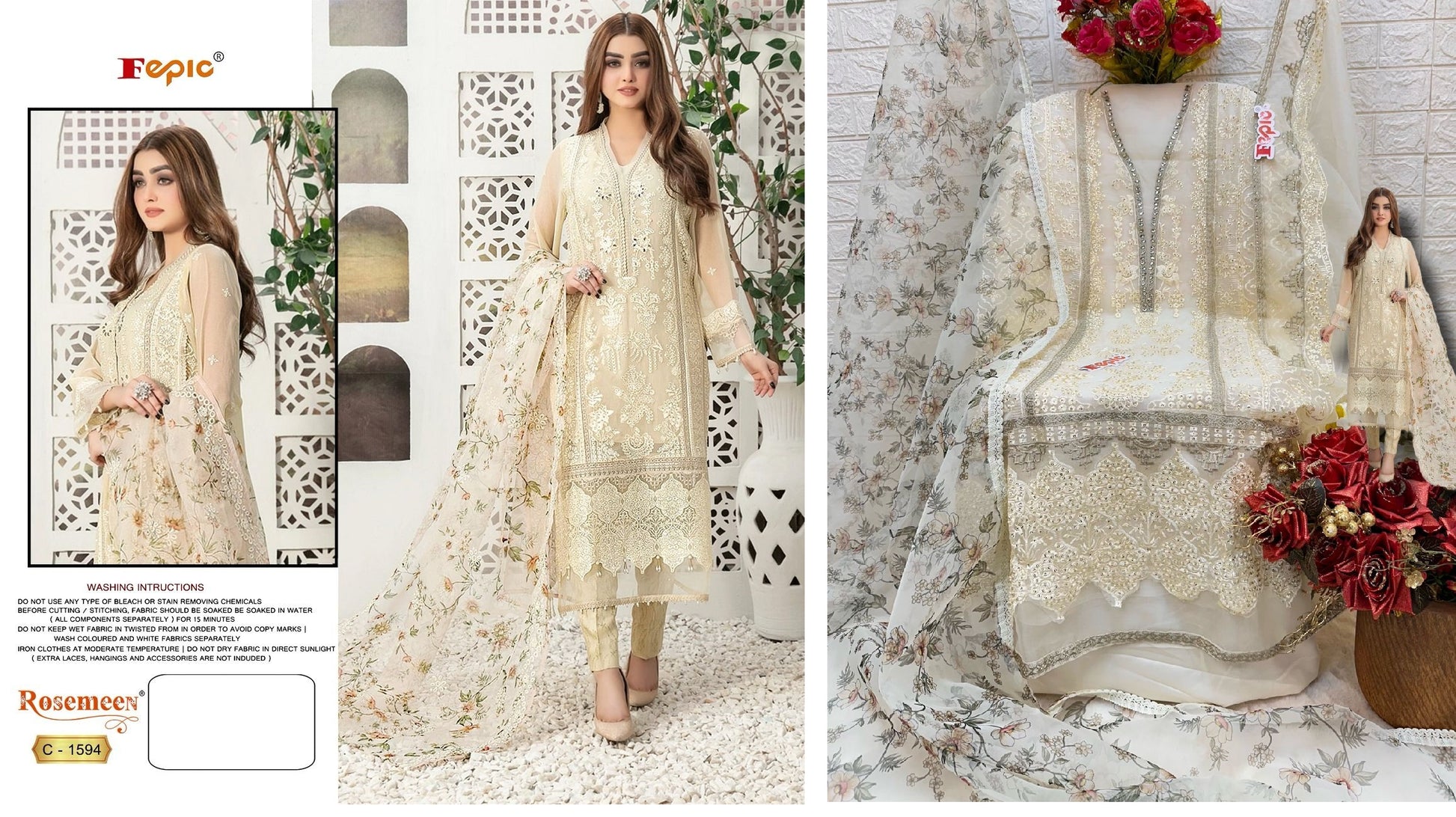 C-1594 Fepic Pakistani Salwar Suits
