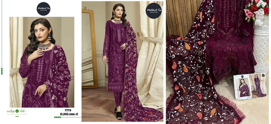 1185-C Mehboob Tex Pakistani Salwar Suits