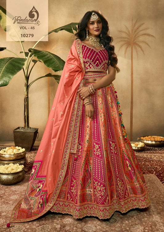 10279 Vrindavan Vol 45 Royal Lehenga Choli