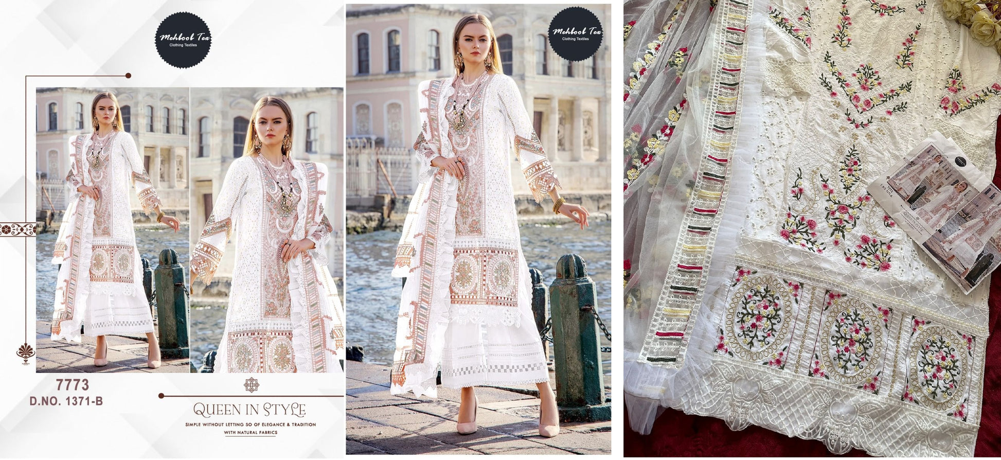 1371B Mehboob Tex Pakistani Salwar Suits