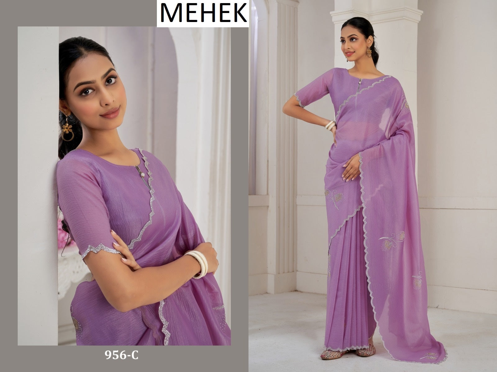 956C Mehek Jarkan Sarees