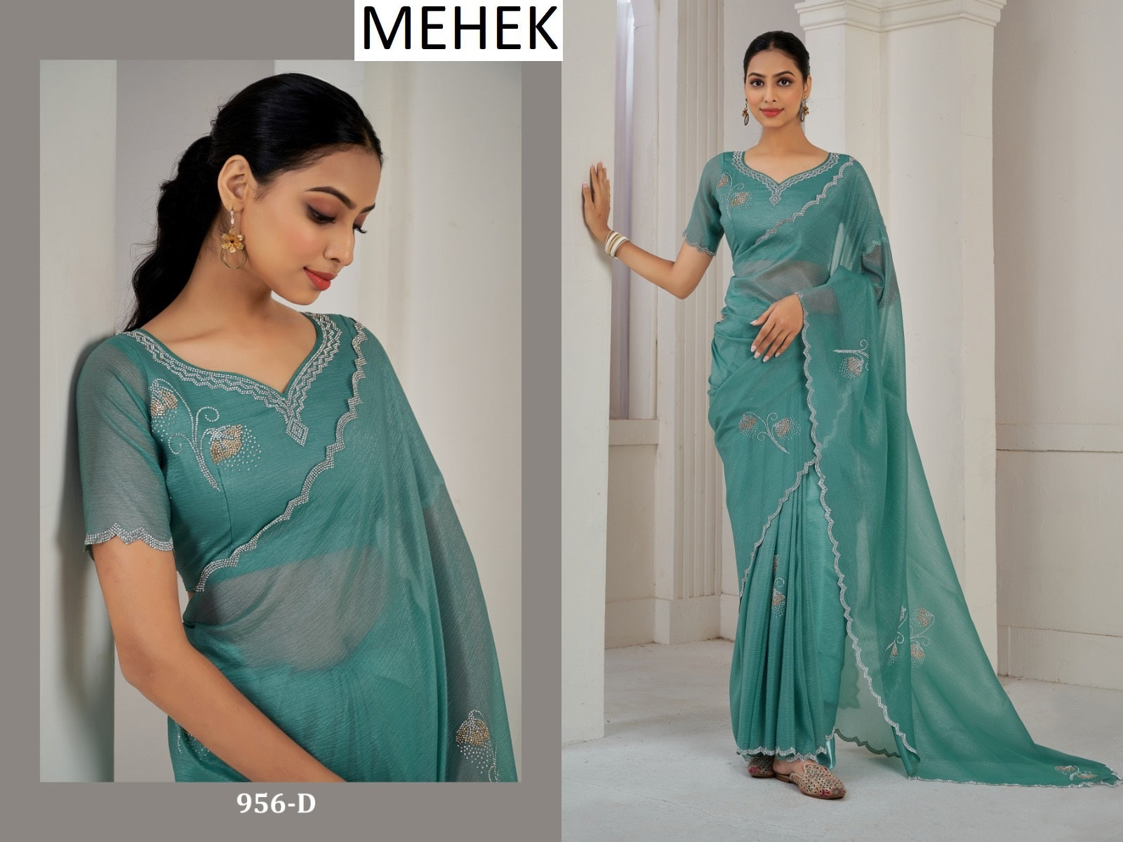956D Mehek Jarkan Sarees