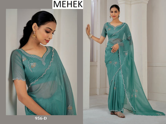956D Mehek Jarkan Sarees