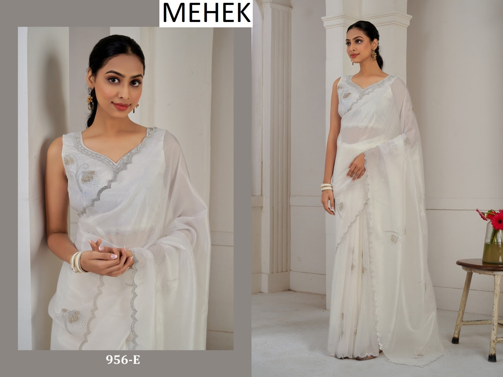 956E Mehek Jarkan Sarees
