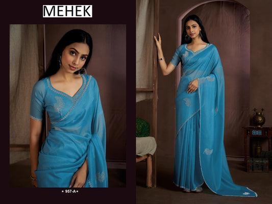 957A Mehek Jarkan Sarees
