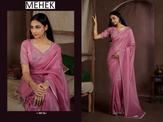 957B Mehek Jarkan Sarees