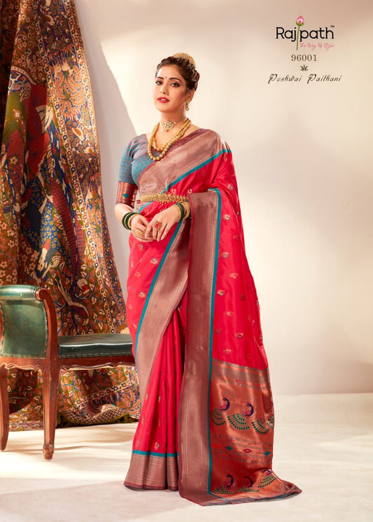 96001 Mihira Rajpath Paithani Silk Sarees