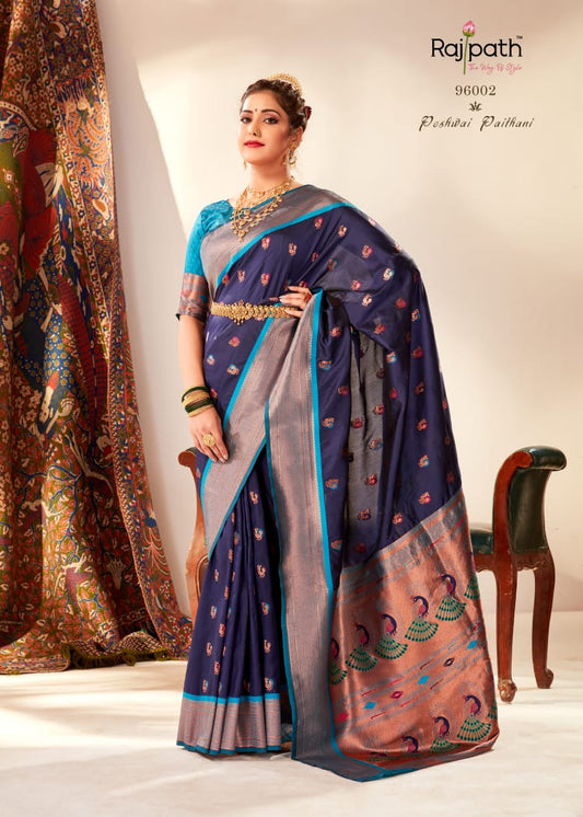96002 Mihira Rajpath Paithani Silk Sarees