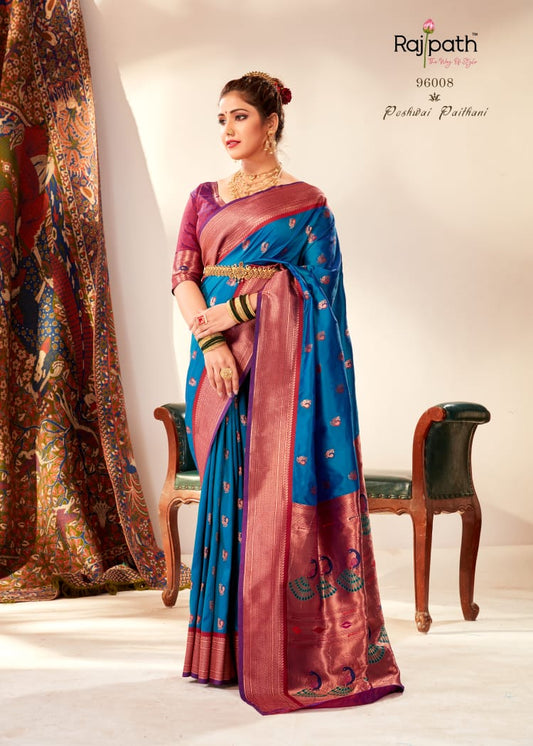 96008 Mihira Rajpath Paithani Silk Sarees