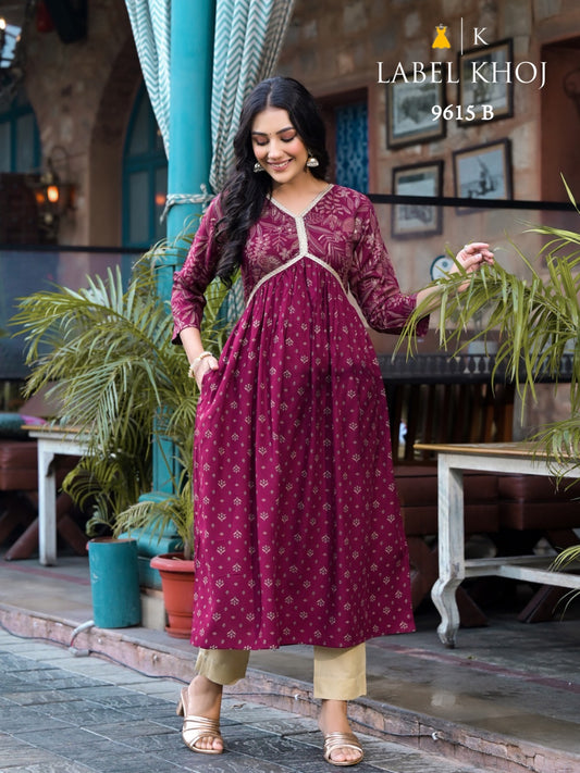 9615B Label Khoj Alia Kurti