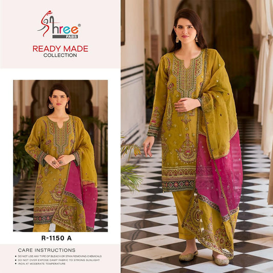 R-1150-A Shree Fabs Pakistani Readymade Suits