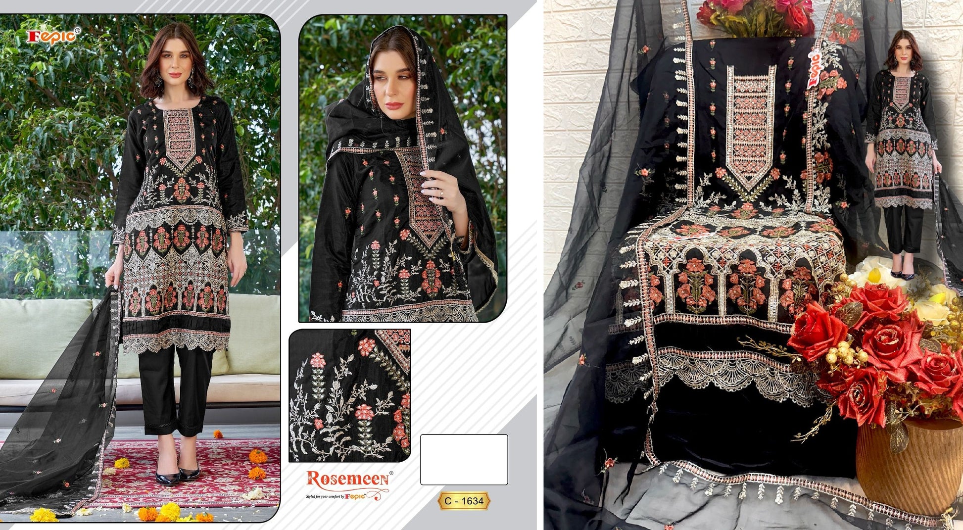 1634 Fepic Pakistani Salwar Suits