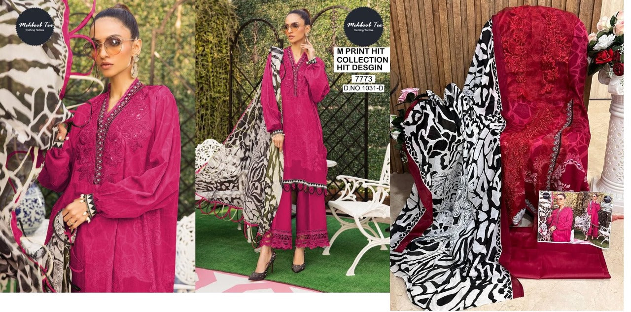 1031D Mehboob Tex Pakistani Salwar Suits