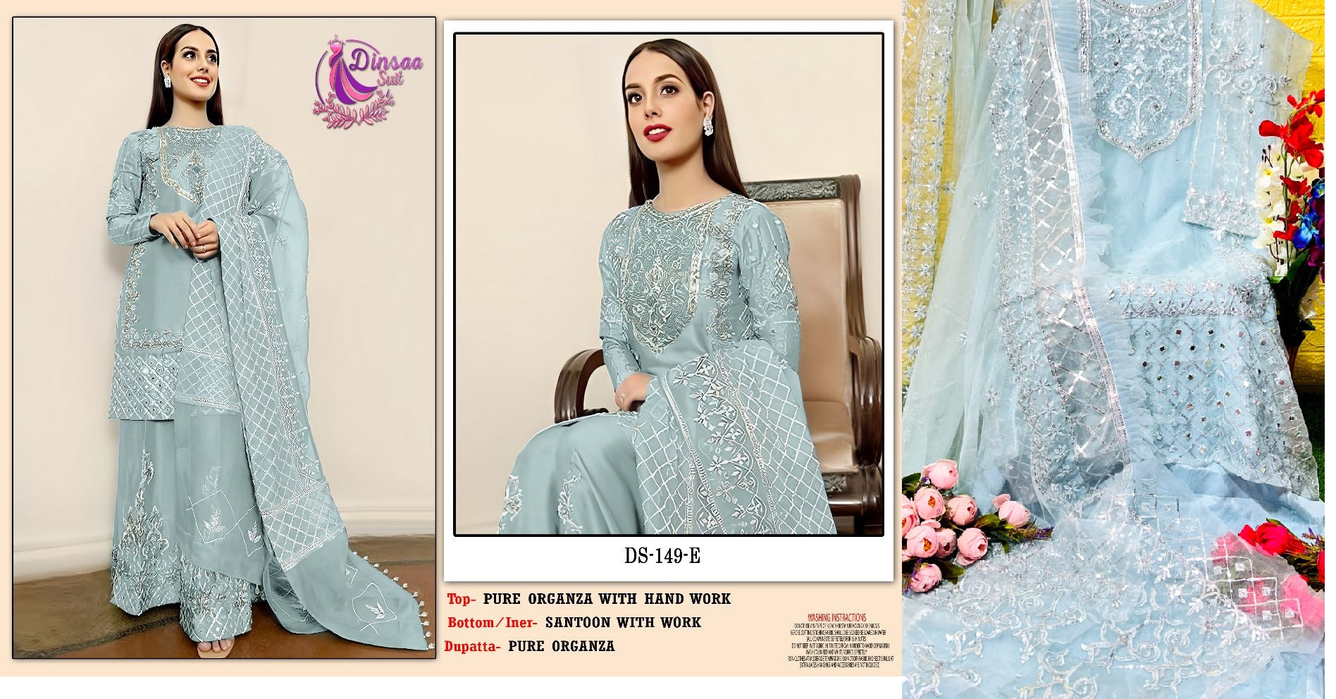 149E Dinsaa Suit Pakistani Salwar Suits