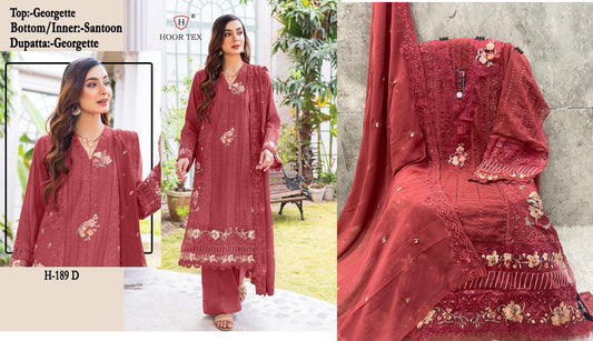 189D Hoor Tex Pakistani Salwar Suits