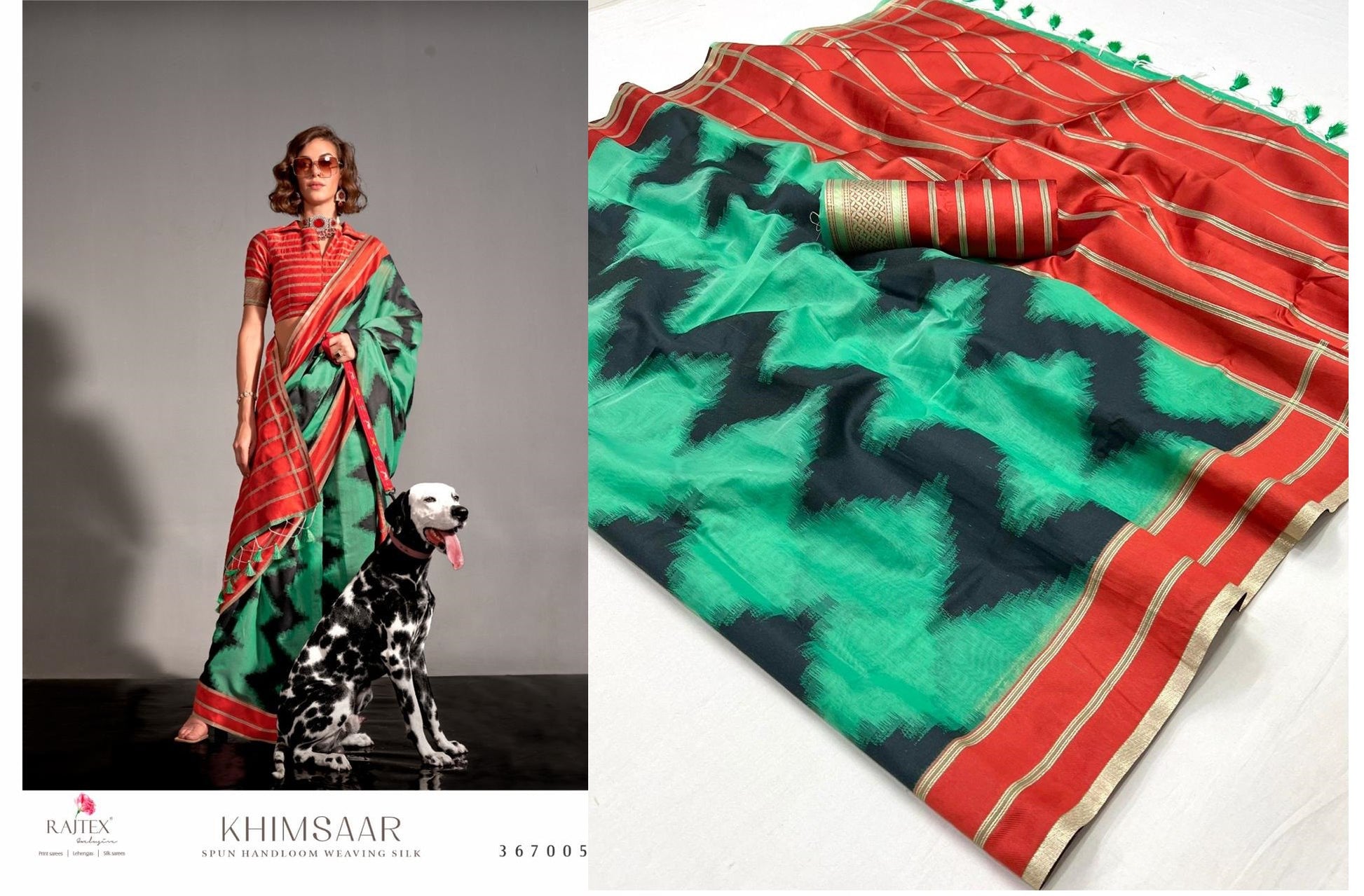 367005 Khimsaar Rajtex Sarees