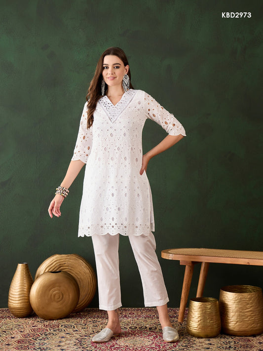 2973 Bhumi Vol 3 Mahotsav Kurti Pant Set
