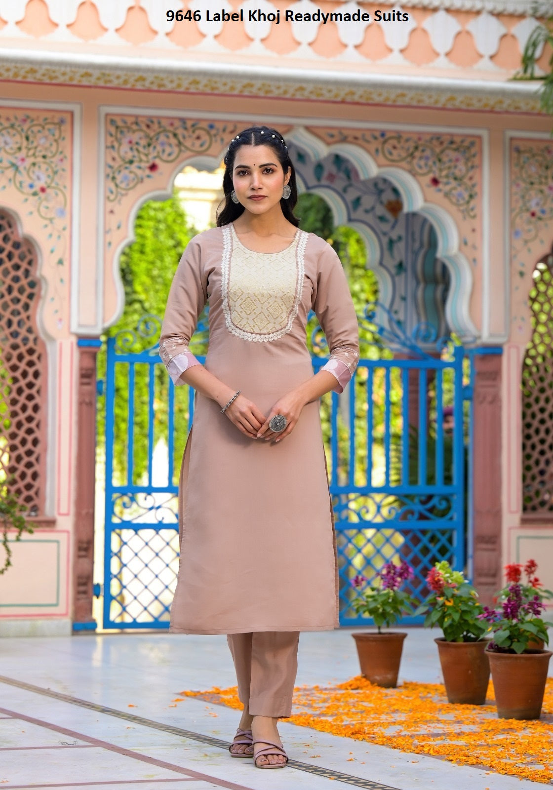 9646 Label Khoj Embroidery Readymade Suits