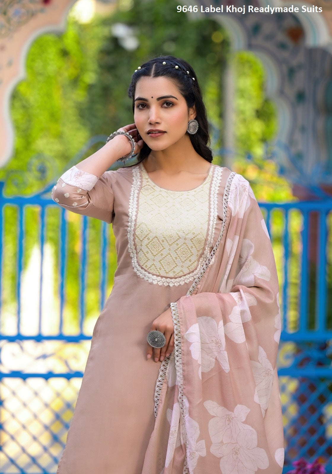 9646 Label Khoj Embroidery Readymade Suits