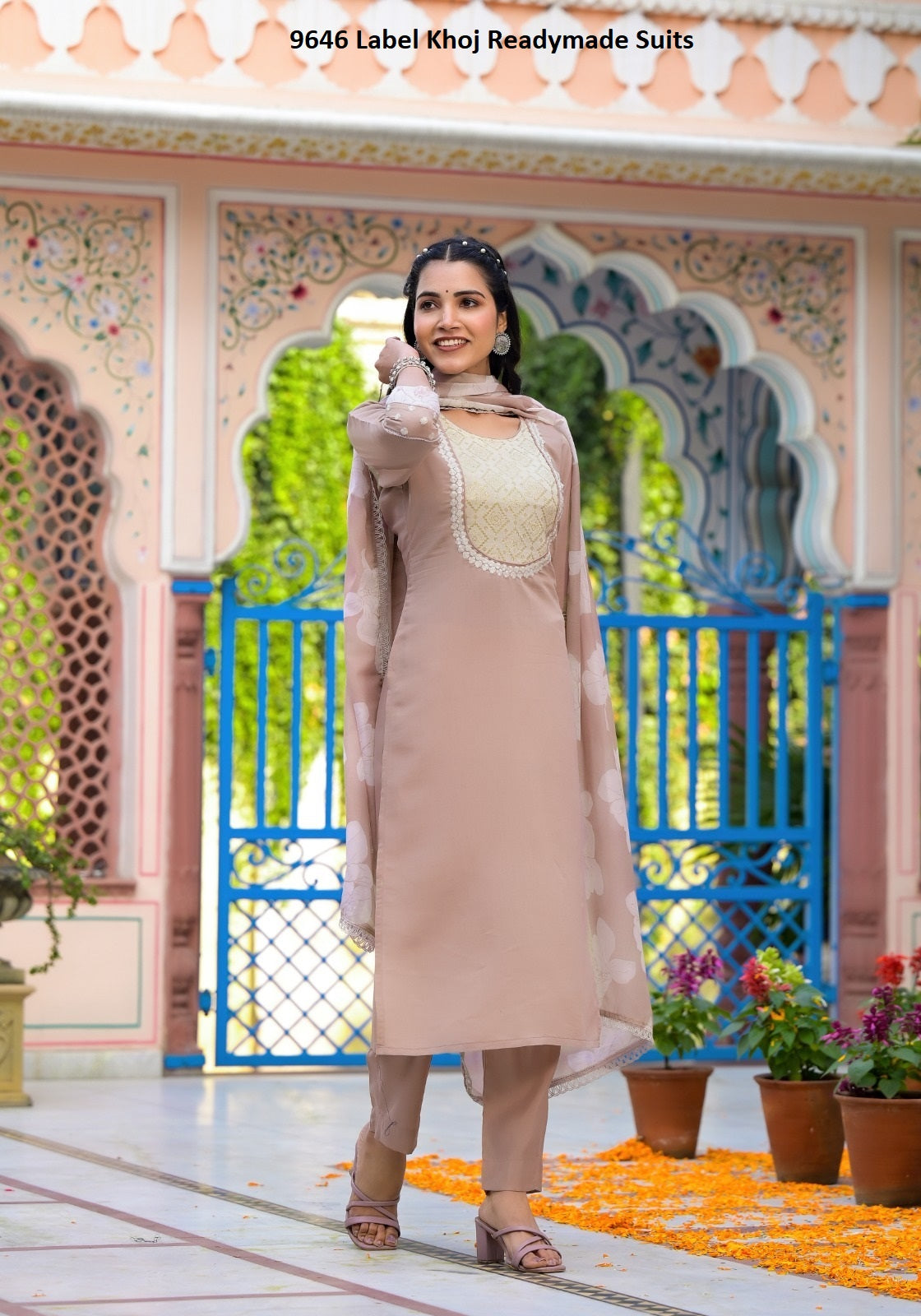 9646 Label Khoj Embroidery Readymade Suits