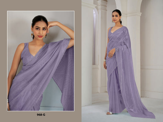 968-G Mehek Organza Sarees