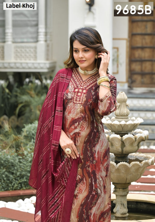 9685B Label Khoj Afghani Readymade Suits