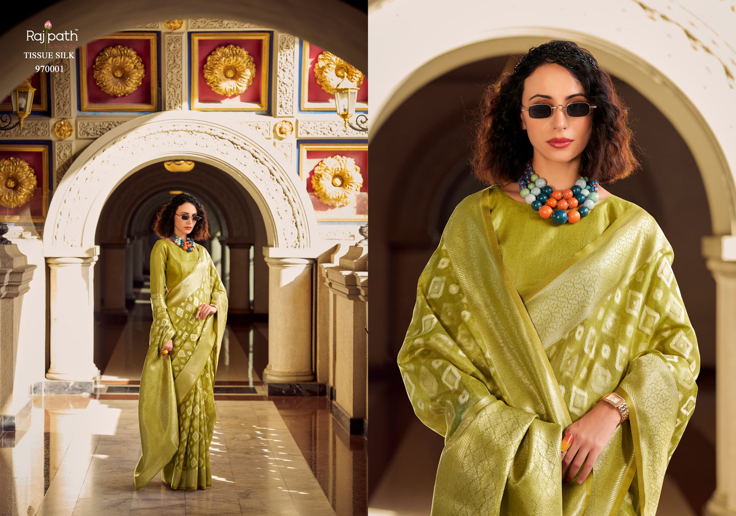 970001 Goldmine Rajpath Silk Sarees