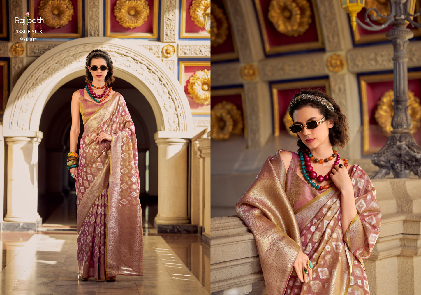 970005 Goldmine Rajpath Silk Sarees