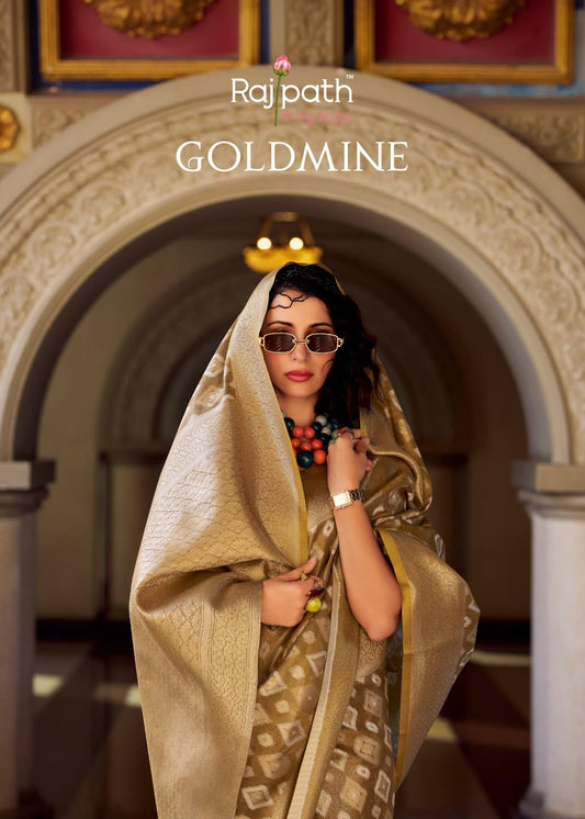 970006 Goldmine Rajpath Silk Sarees
