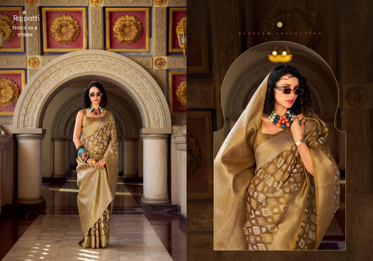 970006 Goldmine Rajpath Silk Sarees