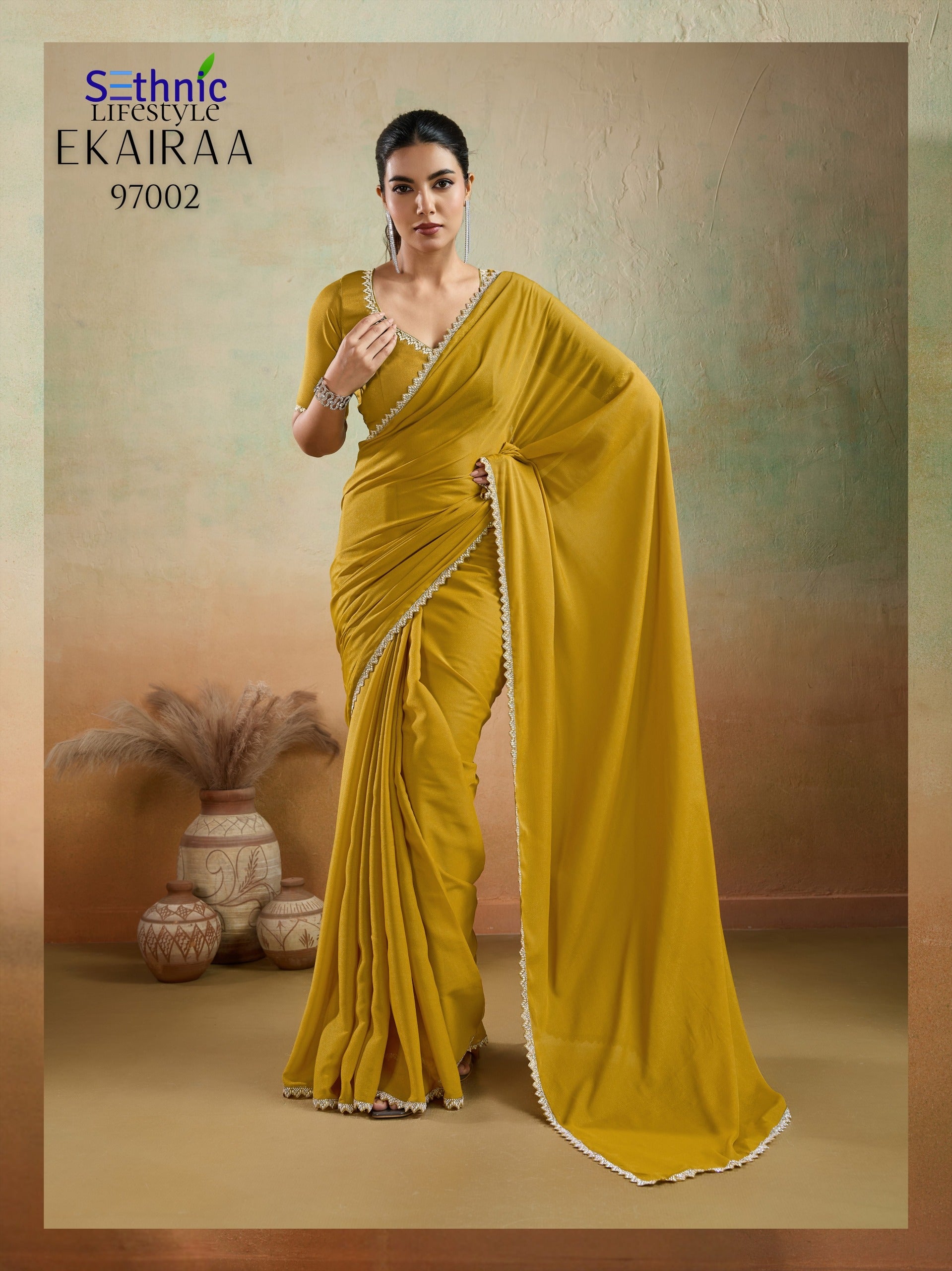 97002 Ekairaa Sethnic Georgette Sarees