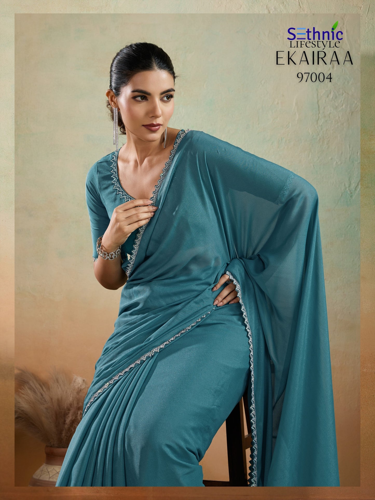 97004 Ekairaa Sethnic Georgette Sarees