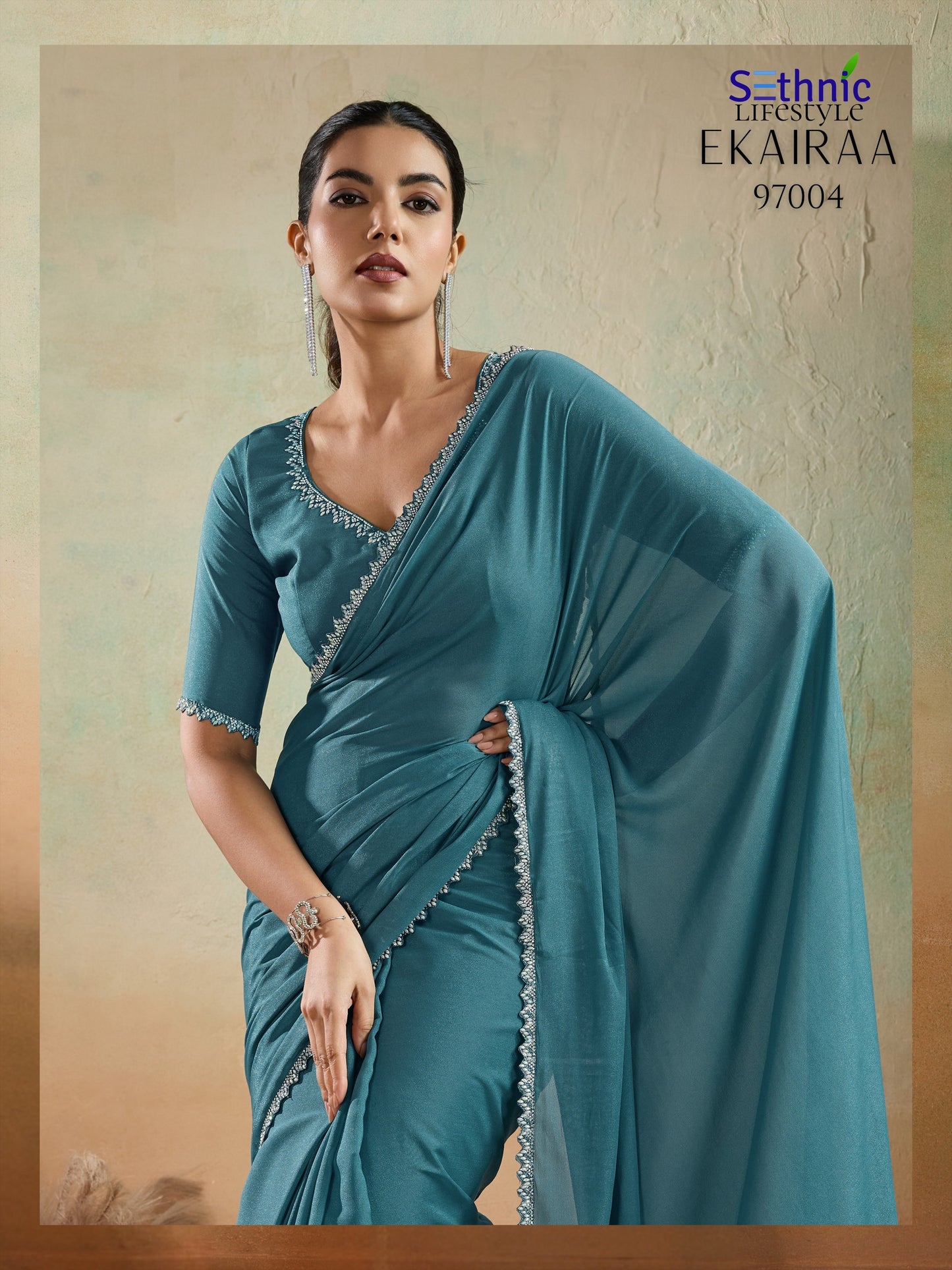97004 Ekairaa Sethnic Georgette Sarees