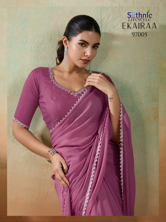 97005 Ekairaa Sethnic Georgette Sarees