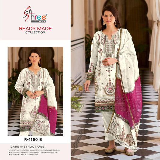 R-1150-B Shree Fabs Pakistani Readymade Suits