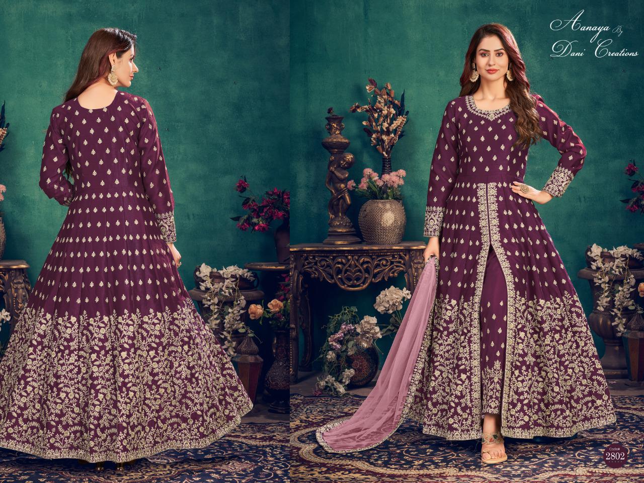 2802 Twisha Aanaya Vol 128 Dani Creation Pakistani Salwar Suits