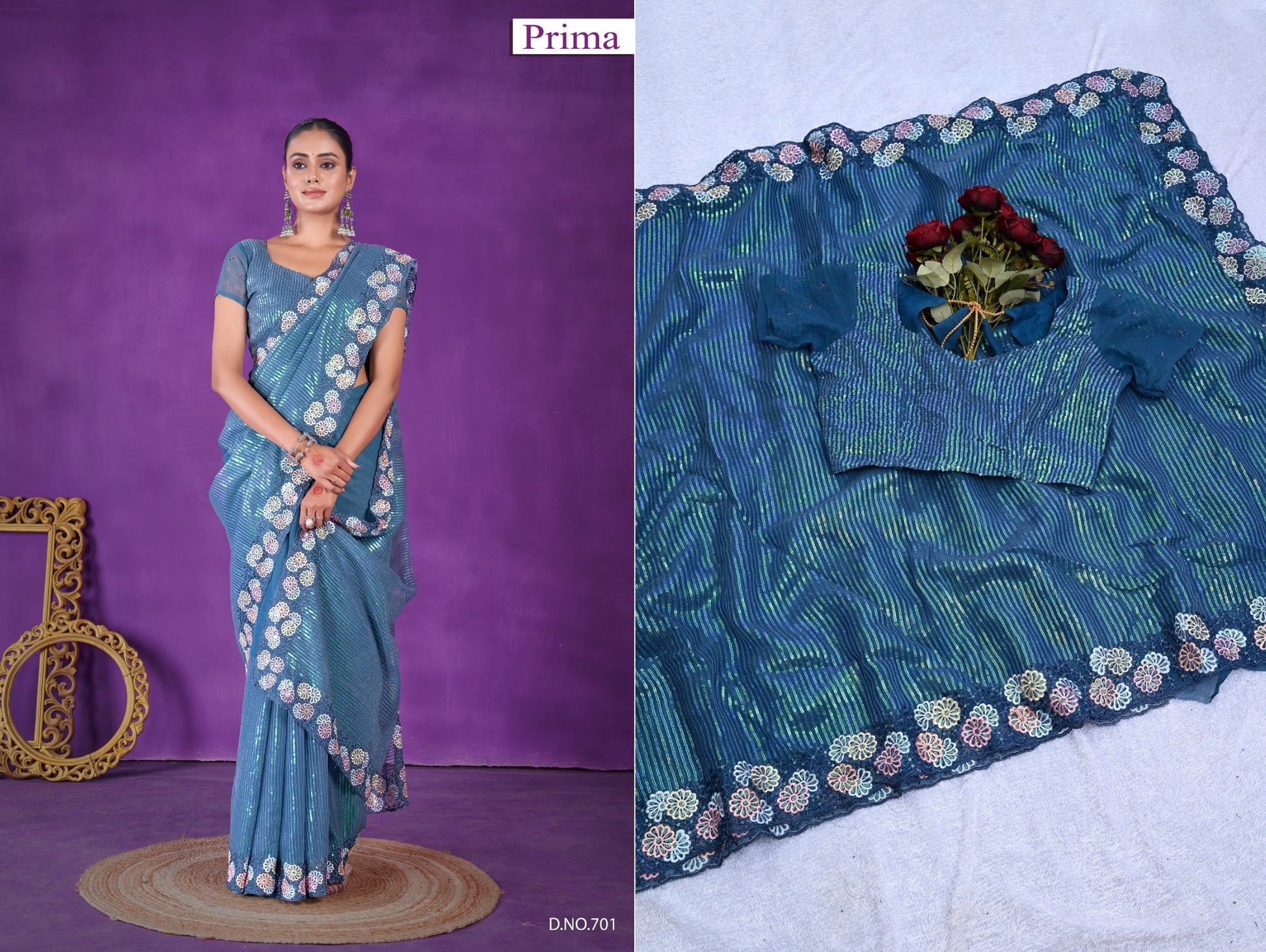 701 Prima Sarees