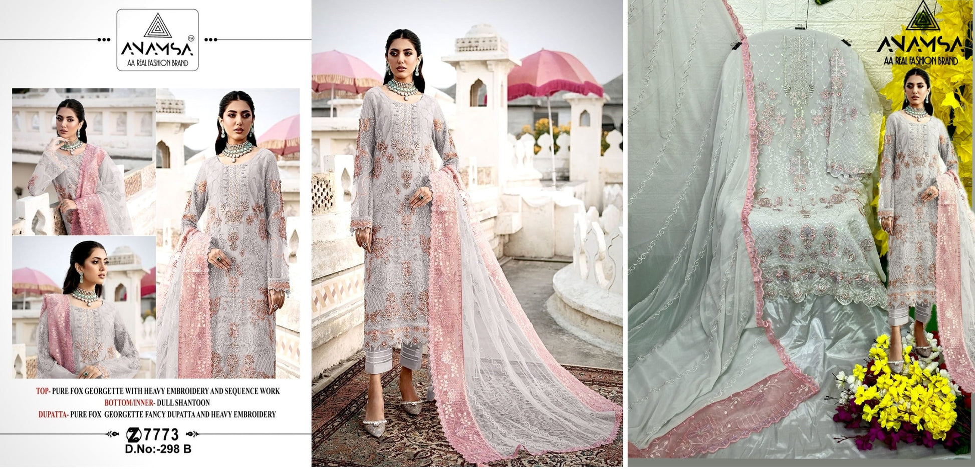 298B Anamsa Pakistani Salwar Suits